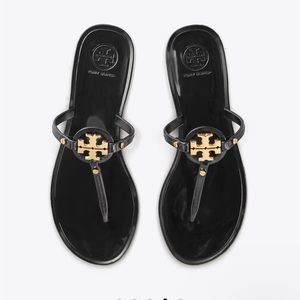 Black Tory Burch Mini Miller Jelly sandals size 6